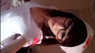 浪骚黑丝护士服女主播