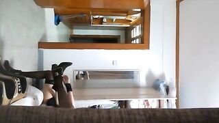 91紫薇阁极品北京妹子黑丝制服诱惑道具插逼自慰