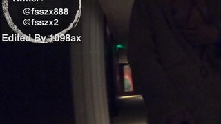 【重磅推荐】知名Twitter户外露出网红FSS冯珊珊酒店露出广场外被大叔当众调戏