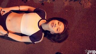 〖全裸露点顶级剧情〗色色的健身教练把正在运动的押解雅捷少女弄到卫生间操翻了 原版私拍59P 高清1080P原版无水印