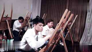 【超推荐❤️会尊享】最新流出国产AV剧情新作-肉欲美术老师的特殊教学 美术室大胆爆操骨干美女 超清1080P原版首发