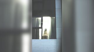 【麻花免费视频】【网曝门事件】❤繁华都市惊现窗边裸炮❤豪放情侣二楼落地窗前全裸震撼裸炮 极品女友抱起来操 太震撼 高清1080P原版