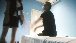 【麻花免费视频】【勾搭良家技师】偷拍重金买钟足疗会所人妻技师，带回酒店无套内射爽歪歪，干的心里美滋滋