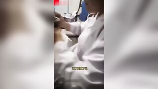 【麻花免费视频】成都医院夜班小护士和大夫偷情，巨乳小护士医院值班室做爱还有监控都不怕