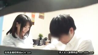 导师勾引，偷拍穿短裙家教老师勾引学