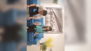 午夜寻花返场再约清纯极品蓝衣妹子，近距离特写口交上位骑坐大力猛操